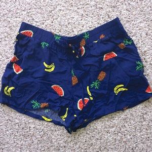 SALE 3 for $5 Fruit Print Shorts
